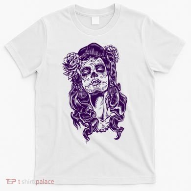 Day Of The Dead Illustration Skeleton T-Shirt