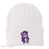 Day Of The Dead Illustration Skeleton Beanie thumb 0