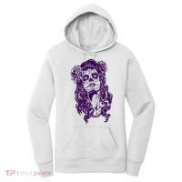 Day Of The Dead Illustration Skeleton Women's Hoodie thumb 0