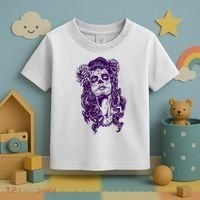 Day Of The Dead Illustration Skeleton Toddler T-Shirt thumb 3