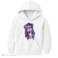 Day Of The Dead Illustration Skeleton Kids Hoodie thumb 0