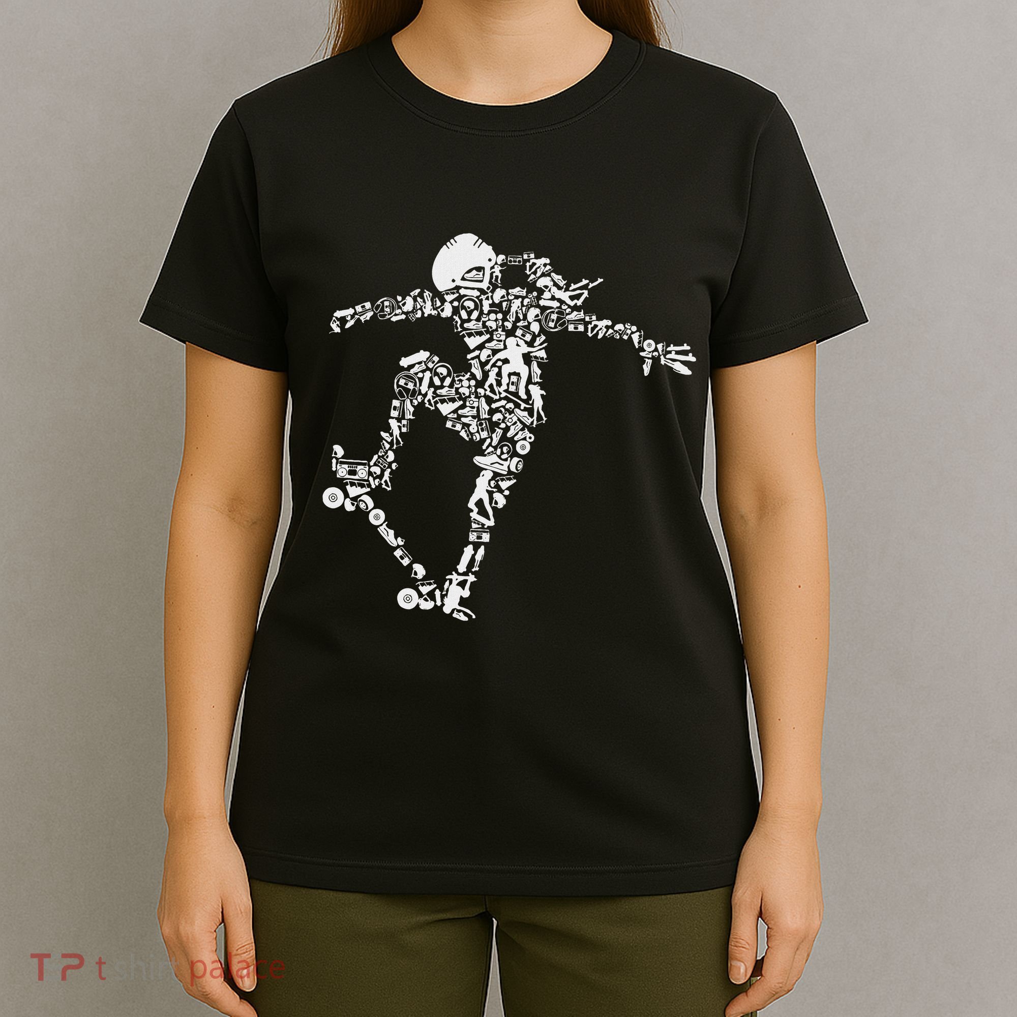 Skater Girl Skateboarder Skateboard Gift T-Shirt