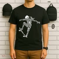 Skater Girl Skateboarder Skateboard Gift T-Shirt thumb 6