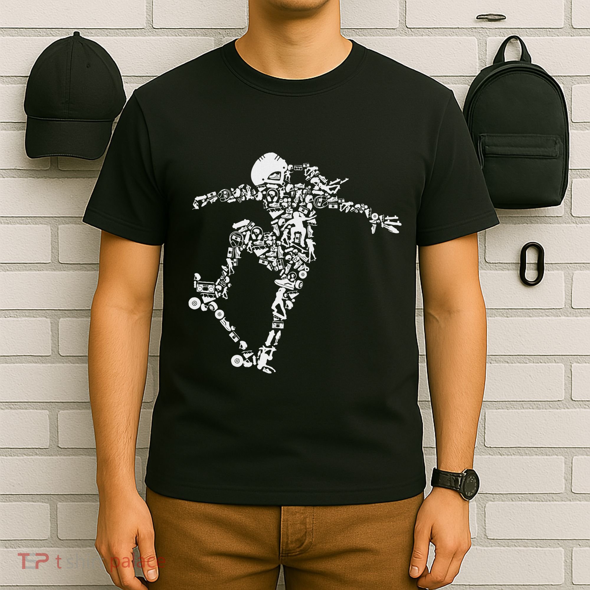 Skater Girl Skateboarder Skateboard Gift T-Shirt