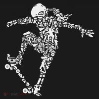 Skater Girl Skateboarder Skateboard Gift T-Shirt thumb 7