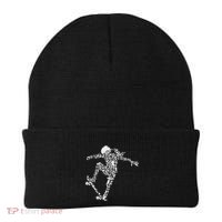 Skater Girl Skateboarder Skateboard Gift Beanie thumb 0