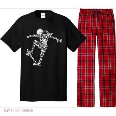 Skater Girl Skateboarder Skateboard Gift Pajama Set