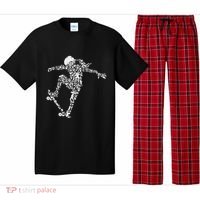 Skater Girl Skateboarder Skateboard Gift Pajama Set thumb 0