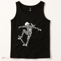 Skater Girl Skateboarder Skateboard Gift Tank Top thumb 2