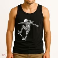 Skater Girl Skateboarder Skateboard Gift Tank Top thumb 3