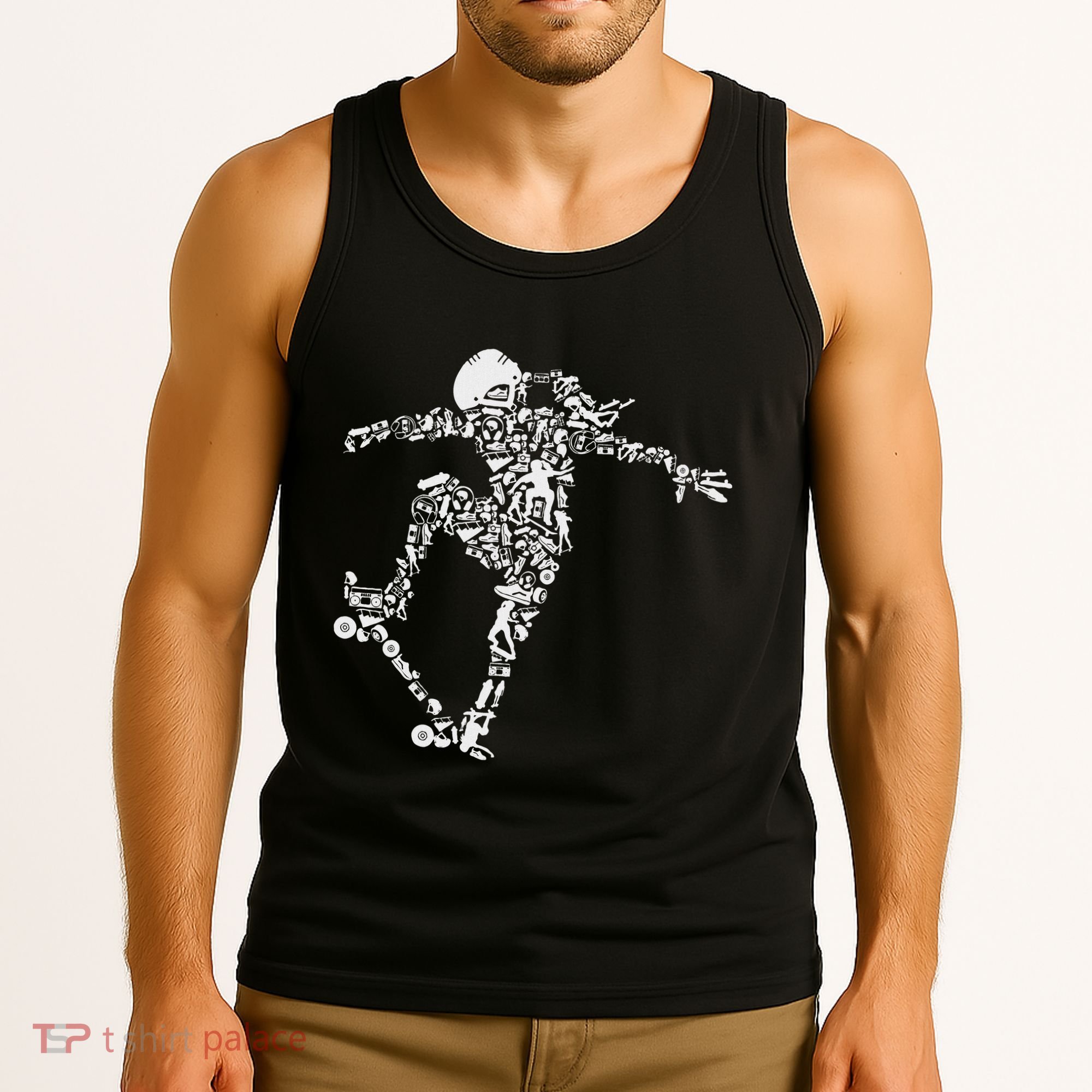 Skater Girl Skateboarder Skateboard Gift Tank Top
