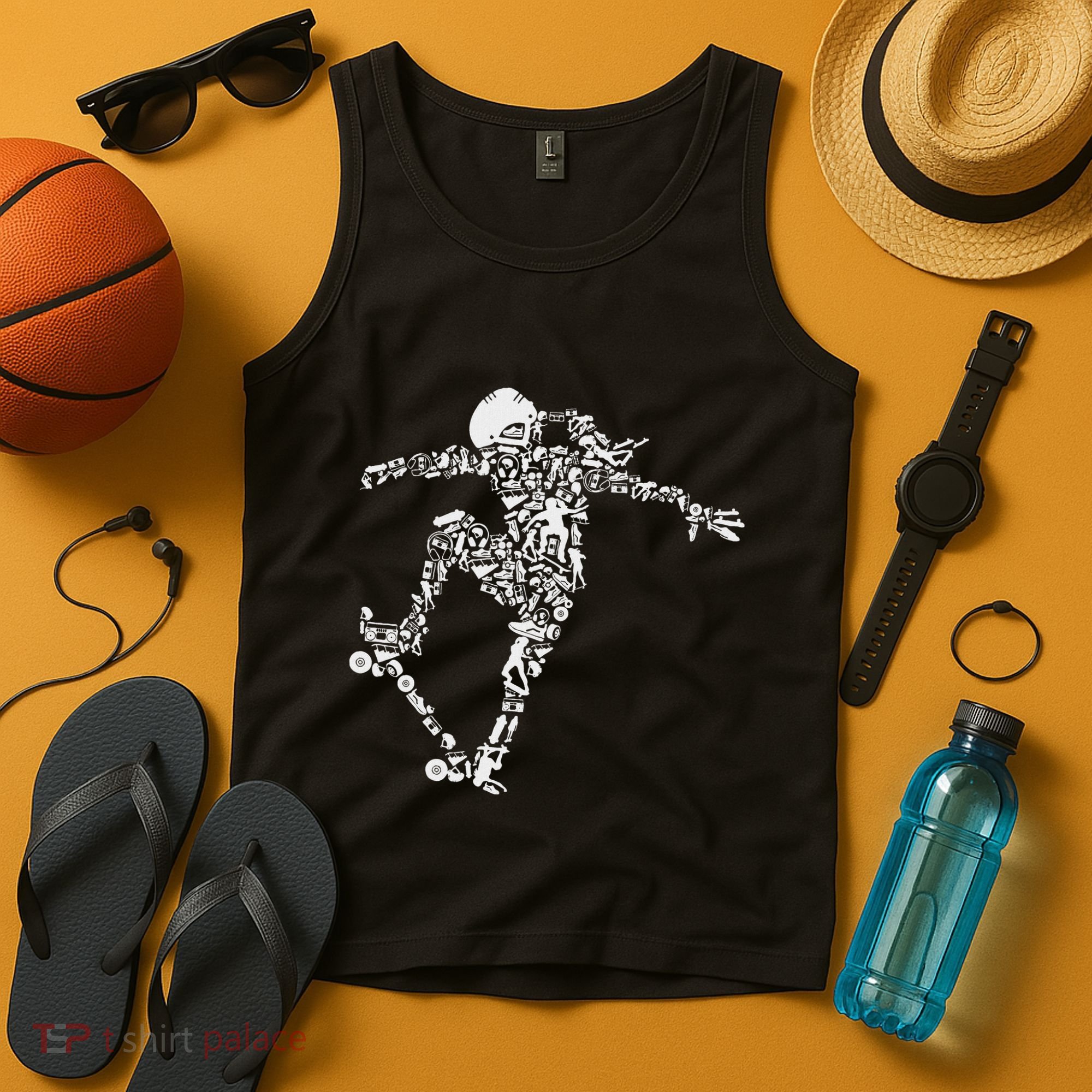 Skater Girl Skateboarder Skateboard Gift Tank Top