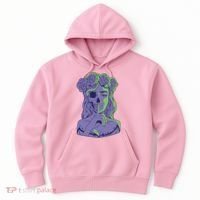 Scary Girl Skeleton Floral Hoodie thumb 0