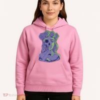 Scary Girl Skeleton Floral Hoodie thumb 5