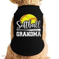Softball Grandma Softball Player Game Day MotherS Day Gift Doggie Tank thumb 0
