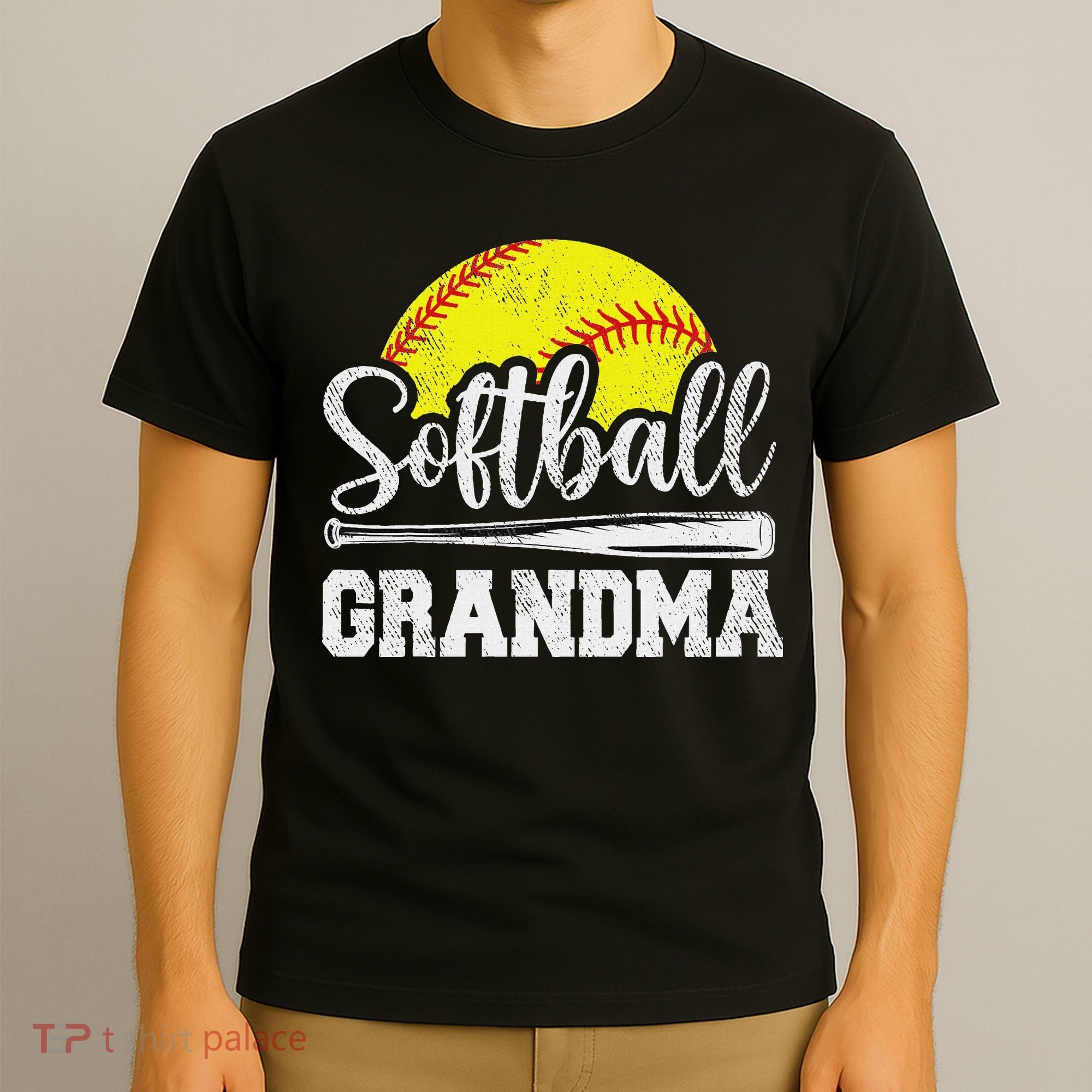 Softball Grandma Softball Player Game Day MotherS Day Gift T-Shirt