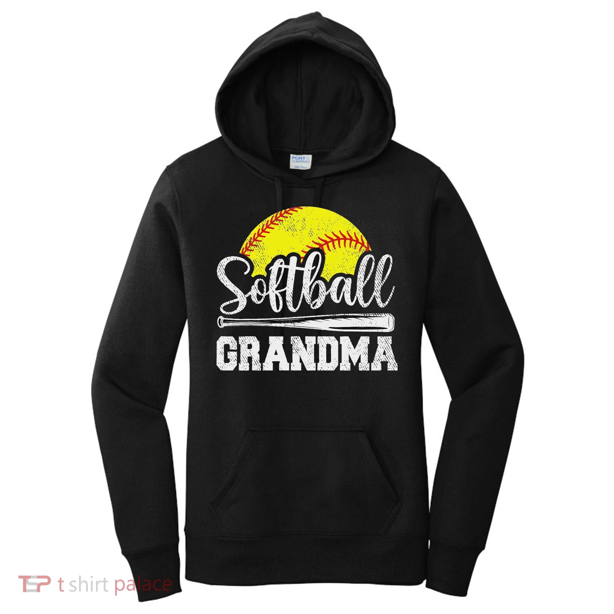 Softball Grandma Softball Player Game Day MotherS Day Gift Women's Hoodie