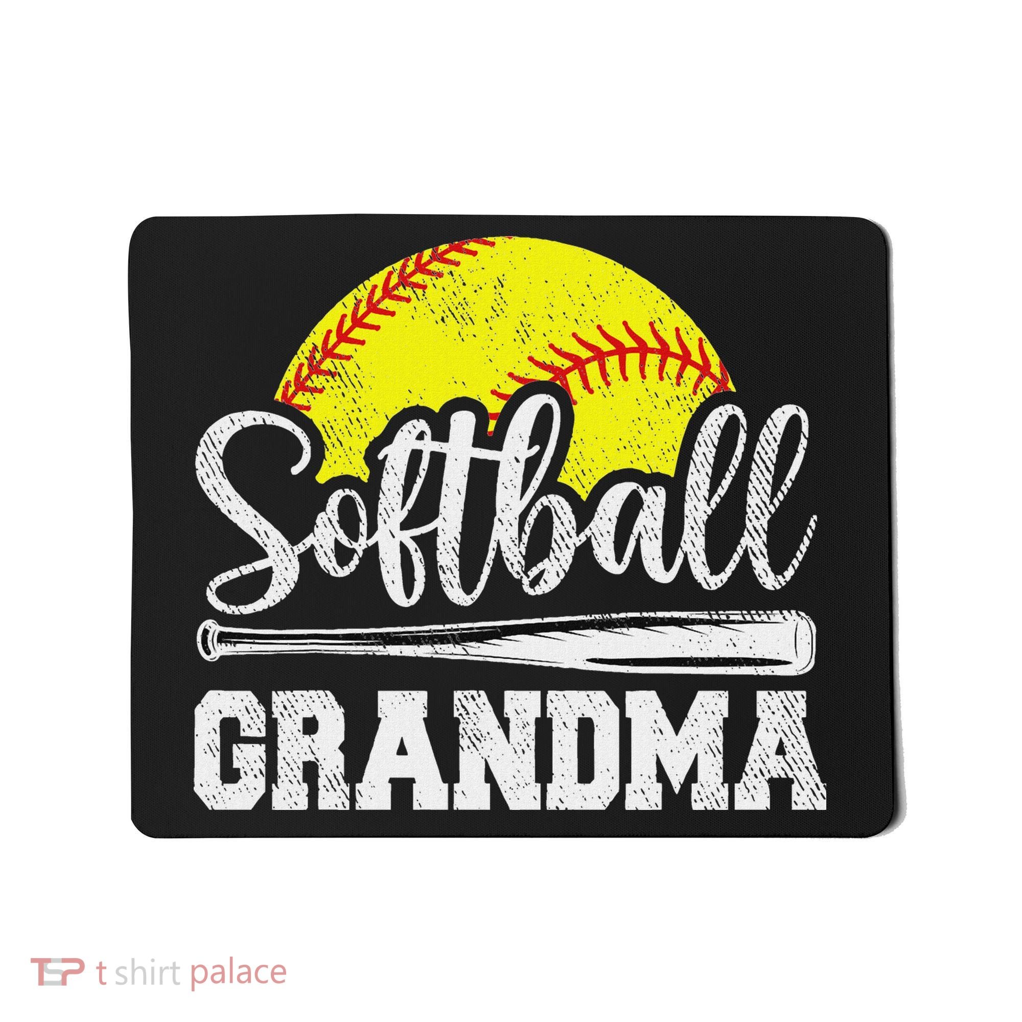 Softball Grandma Softball Player Game Day MotherS Day Gift Mousepad