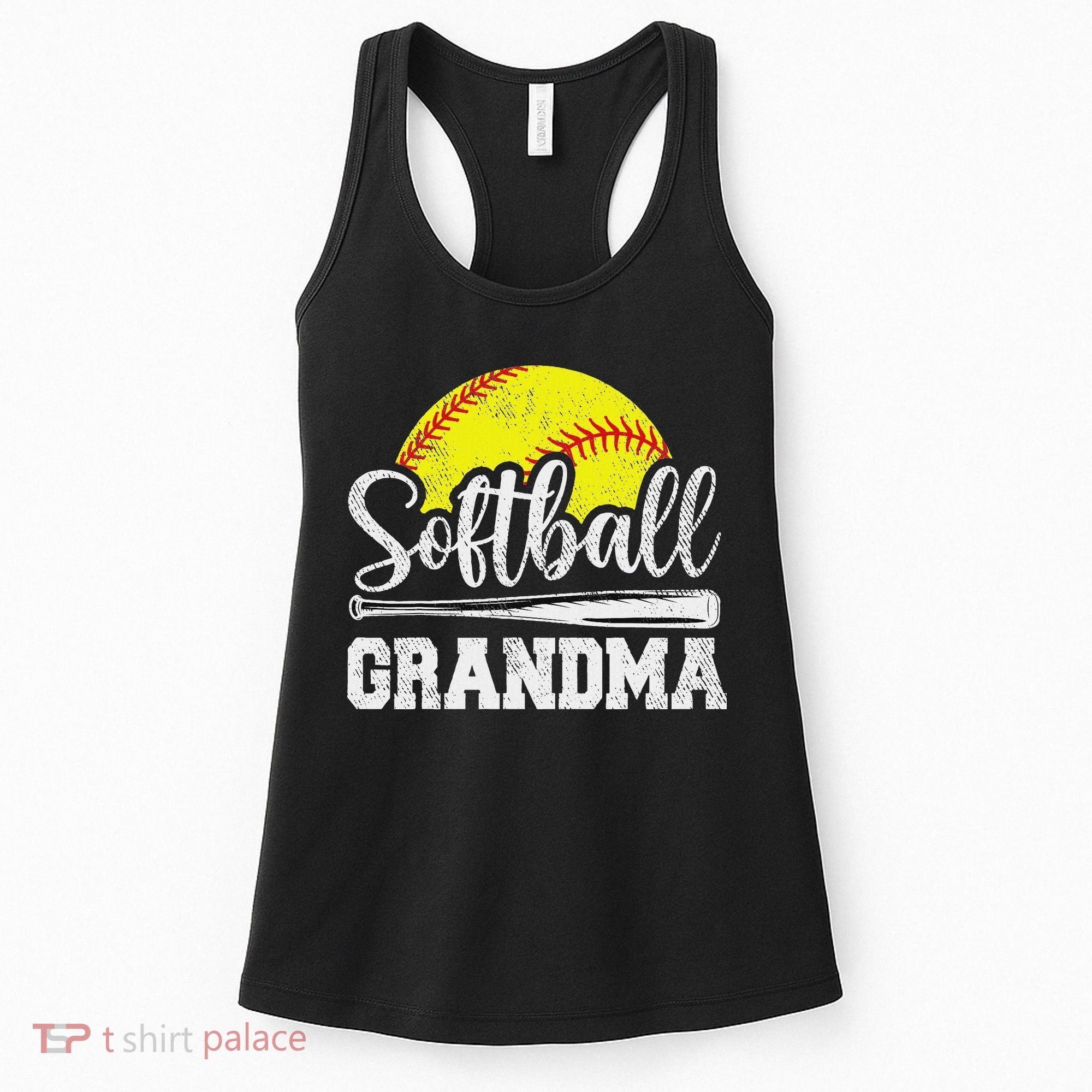 Softball Grandma Softball Player Game Day MotherS Day Gift Women's Tank Top