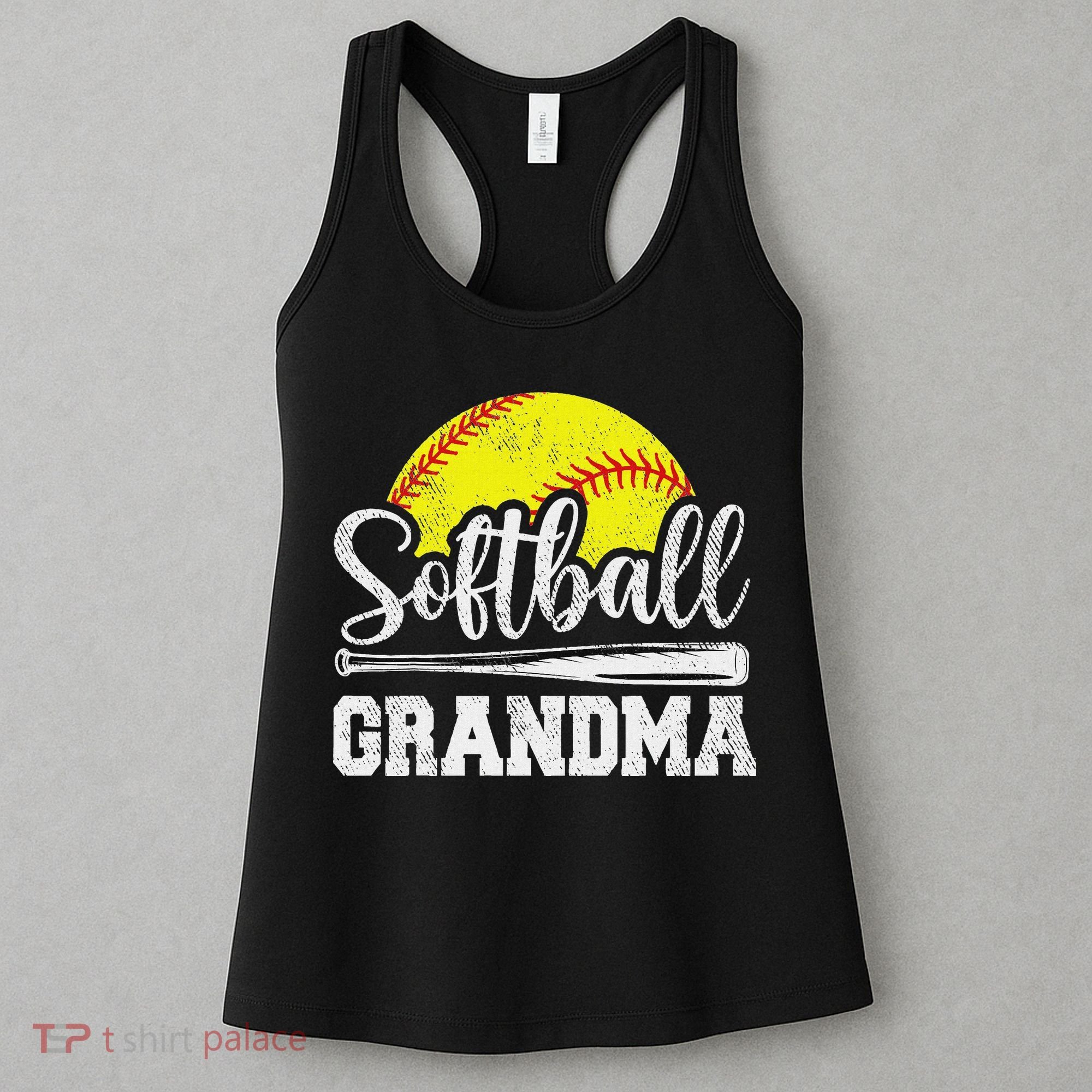 Softball Grandma Softball Player Game Day MotherS Day Gift Women's Tank Top