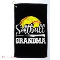 Softball Grandma Softball Player Game Day MotherS Day Gift Golf Towel thumb 0