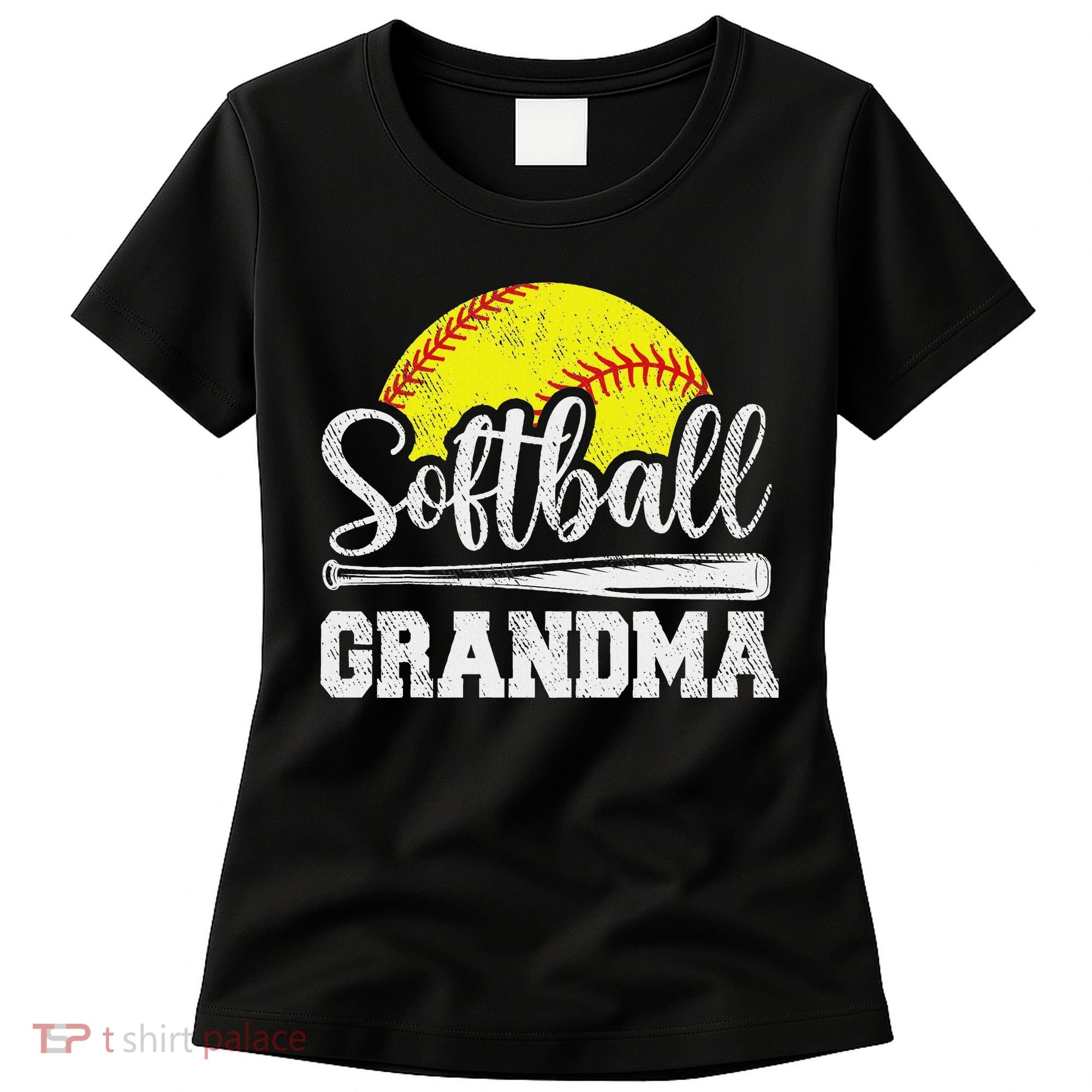 Softball Grandma Softball Player Game Day MotherS Day Gift Women's T-Shirt