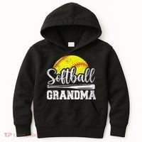 Softball Grandma Softball Player Game Day MotherS Day Gift Kids Hoodie thumb 0