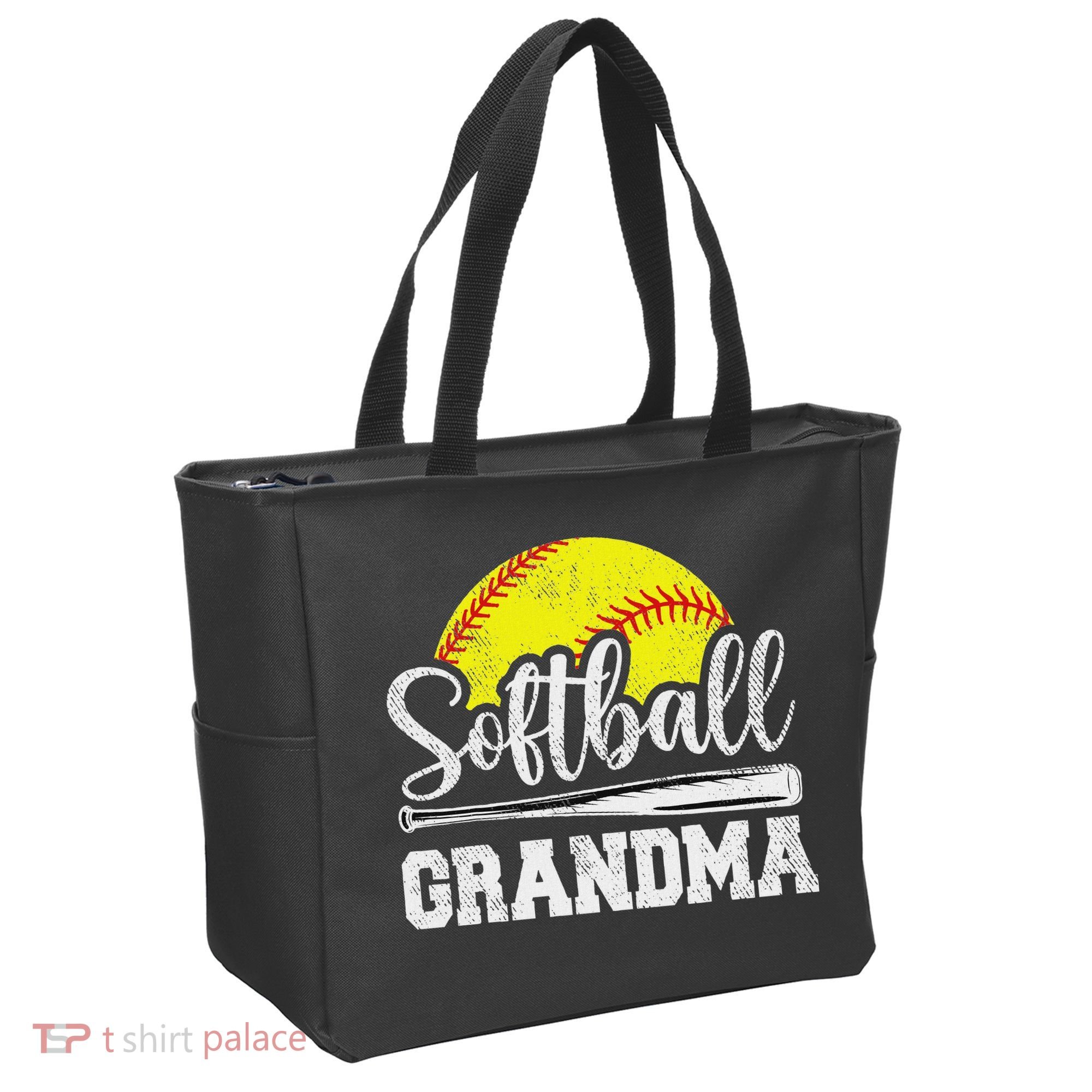 Softball Grandma Softball Player Game Day MotherS Day Gift Tote Bag