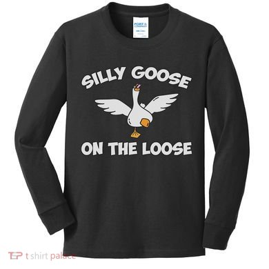 Silly Goose  Kids Long Sleeve Shirt