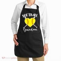 Softball Grandma Shirt Outfit Mothers Day Gift Apron thumb 2