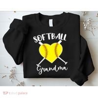 Softball Grandma Shirt Outfit Mothers Day Gift Sweatshirt thumb 2