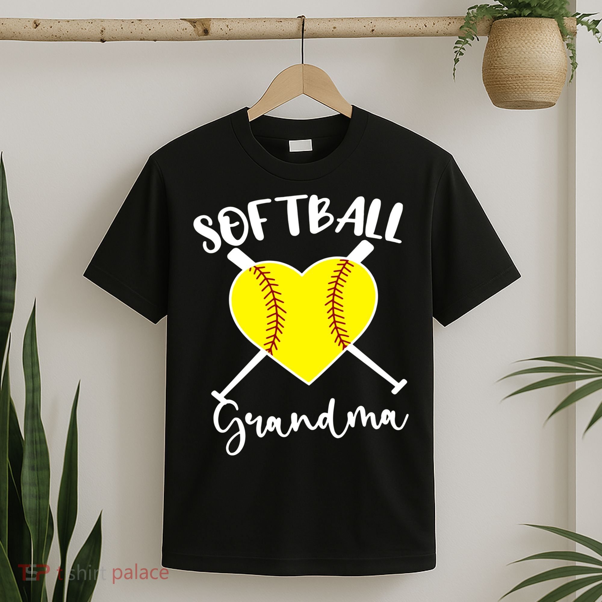 Softball Grandma Shirt Outfit Mothers Day Gift T-Shirt
