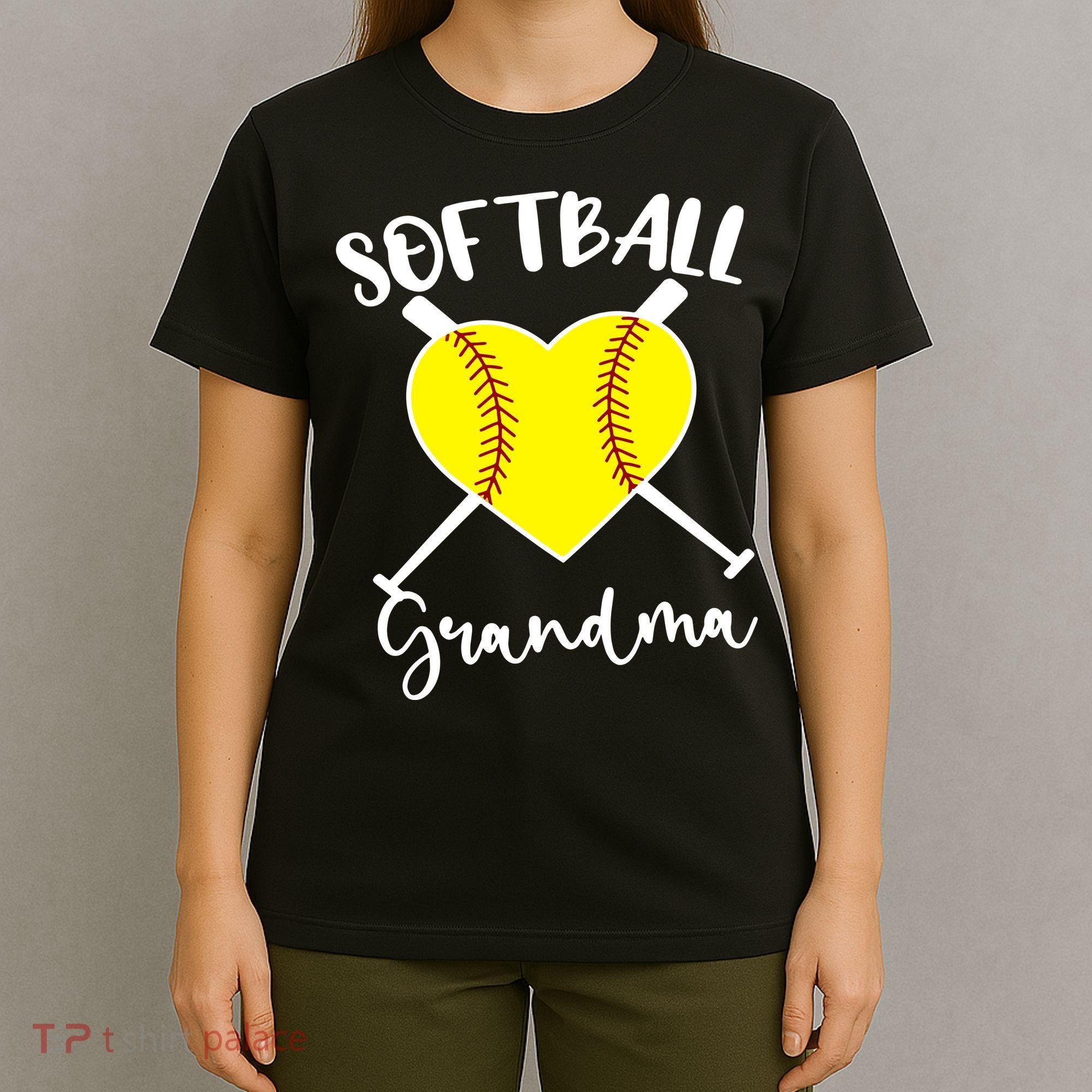 Softball Grandma Shirt Outfit Mothers Day Gift T-Shirt