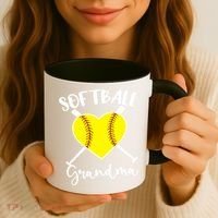 Softball Grandma Shirt Outfit Mothers Day Gift Coffee Mug thumb 3