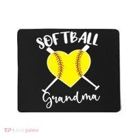 Softball Grandma Shirt Outfit Mothers Day Gift Mousepad thumb 0