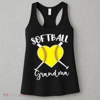 Softball Grandma Shirt Outfit Mothers Day Gift Women's Tank Top thumb 3