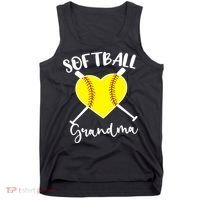 Softball Grandma Shirt Outfit Mothers Day Gift Tank Top thumb 0