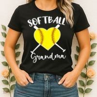 Softball Grandma Shirt Outfit Mothers Day Gift Women's T-Shirt thumb 2