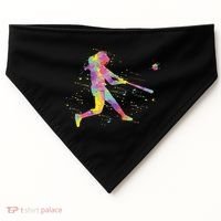 Softball Girl USA-Made Doggie Bandana thumb 0