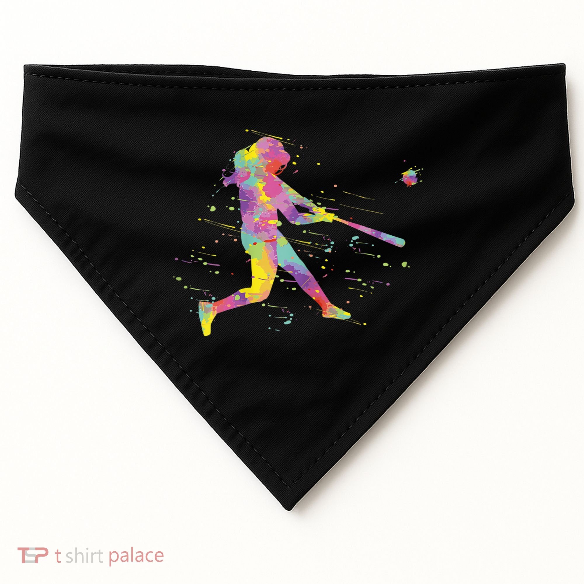 Softball Girl USA-Made Doggie Bandana