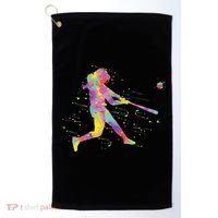 Softball Girl Golf Towel thumb 0