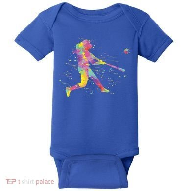 Softball Girl Baby Bodysuit