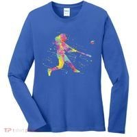 Softball Girl Women's Long Sleeve Shirt thumb 0