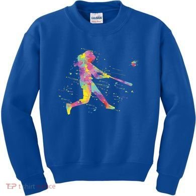 Softball Girl Kids Sweatshirt