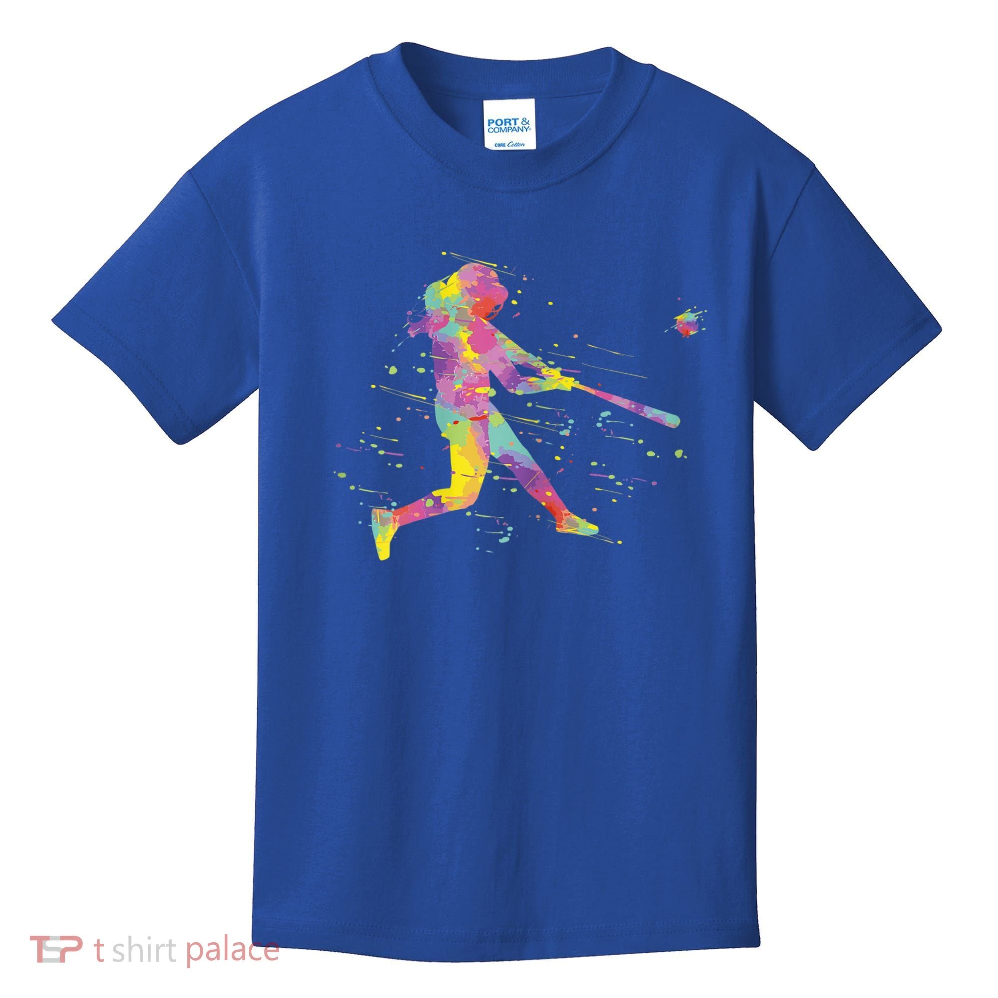Softball Girl Kids T-Shirt