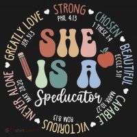 Speducator God Says Bible Verse Christian Back To School Women's Hoodie thumb 2