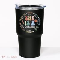 Speducator God Says Bible Verse Christian Back To School Tumbler thumb 0
