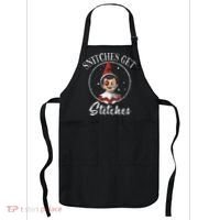 Snitches Get Stitches Apron thumb 0