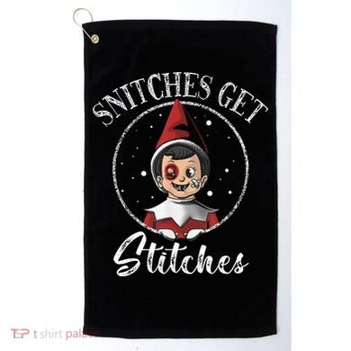 Snitches Get Stitches Golf Towel