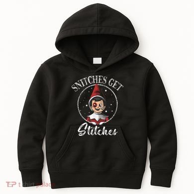 Snitches Get Stitches Kids Hoodie